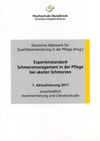 Hochschule Osnabrück Expertenstandard Schmerzmanagement in der Pflege bei akuten Schmerzen