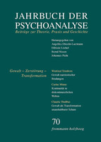 Frommann-Holzboog Jahrbuch der Psychoanalyse: Band 70