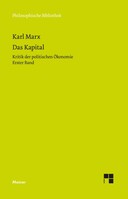 Meiner Felix Verlag GmbH Das Kapital