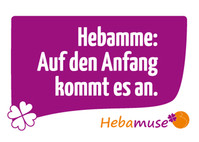 Hebamuse Postkarte Hebamme Anfang