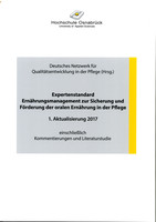 Hochschule Osnabrück Expertenstandard Ernährungsmanagement zur Sicherung und Förderung der oralen Ernährung in der Pflege