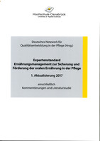 Hochschule Osnabrück Expertenstandard Ernährungsmanagement zur Sicherung und Förderung der oralen Ernährung in der Pflege