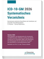 Deutscher Aerzte Verlag ICD-10-GM 2026 Systematisches Verzeichnis