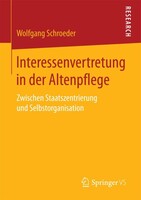 Springer Fachmedien Wiesbaden Interessenvertretung in der Altenpflege