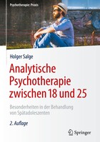 Springer Berlin Heidelberg Analytische Psychotherapie zwischen 18 und 25