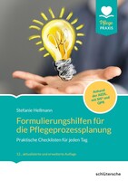 Schlütersche Verlag Formulierungshilfen für die Pflegeprozessplanung