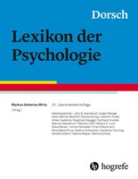 Hogrefe AG Dorsch - Lexikon der Psychologie