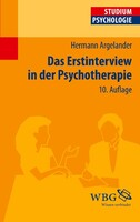wbg academic Das Erstinterview in der Psychotherapie