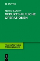 de Gruyter Geburtshilfliche Operationen