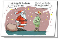 Weihnachts-Klappkarte Geschenke