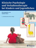 Georg Thieme Verlag Klinische Psychologie und Verhaltenstherapie bei Kindern und Jugendlichen