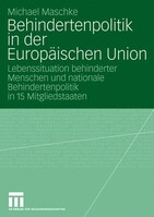 VS Verlag für Sozialwissenschaften Behindertenpolitik in der Europäischen Union