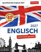 Harenberg Englisch Sprachkalender 2027 - Englisch lernen leicht gemacht - Tagesabreißkalender