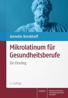 Wissenschaftliche Mikrolatinum für Gesundheitsberufe