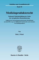 Duncker & Humblot GmbH Medizinprodukterecht