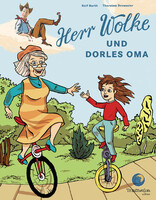 Blue Cat Print Herr Wolke und Dorles Oma