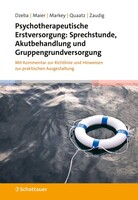 Schattauer Psychotherapeutische Erstversorgung: Sprechstunde, Akutbehandlung und Gruppengrundversorgung