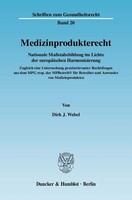 Duncker & Humblot GmbH Medizinprodukterecht