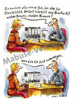 Postkarte Flexibilität