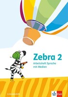 Klett Ernst /Schulbuch Zebra 2. Arbeitsheft Sprache in Grundschrift Klasse 2