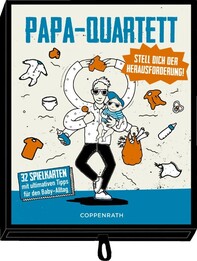 Schachtelspiel: Papa-Quartett