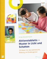 Bananenblau Aktionstabletts - Muster in Licht und Schatten
