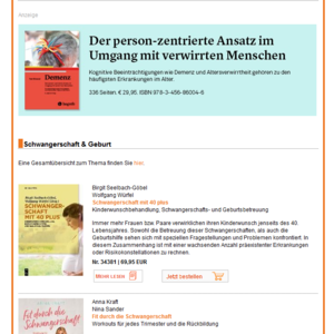 Banner im Newsletter Beispiel