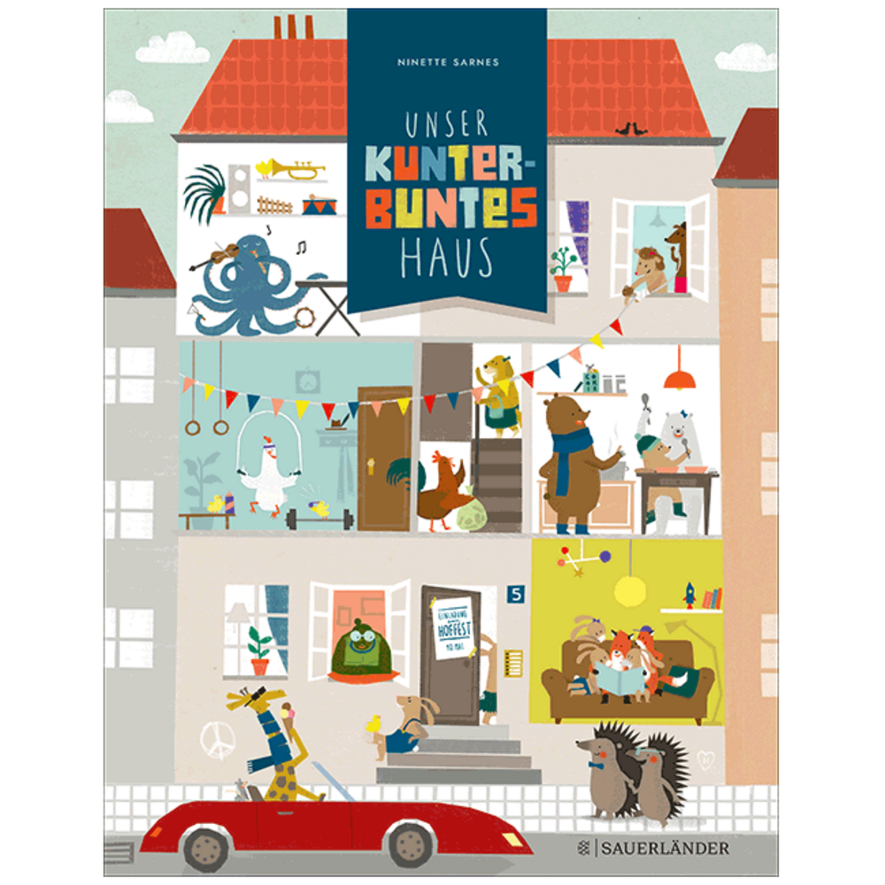 Unser kunterbuntes Haus. Ein Wimmelbuch über Vielfalt und Toleranz für Kinder ab 4 Jahren