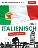 Harenberg Italienisch Sprachkalender 2027 - Italienisch lernen leicht gemacht - Tagesabreißkalender