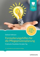 Schlütersche Verlag Formulierungshilfen für die Pflegeprozessplanung