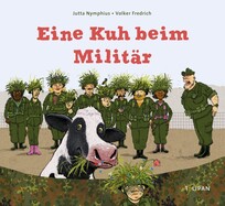 Eine Kuh beim Milit&auml;r