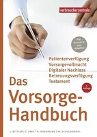 Verbraucherzentrale NRW Das Vorsorge-Handbuch