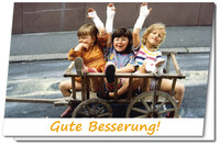 Klappkarte Gute Besserung!