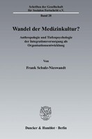 Duncker & Humblot GmbH Wandel der Medizinkultur?