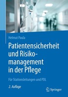 Springer-Verlag GmbH Patientensicherheit und Risikomanagement in der Pflege