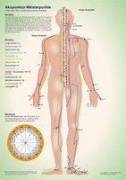 Lichtkristall Akupunktur-Tafel A3 - Meisterpunkte