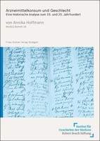 Steiner Franz Verlag Arzneimittelkonsum und Geschlecht