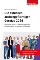 Walhalla und Praetoria Die aktuellen aushangpflichtigen Gesetze 2026