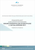 Hochschule Osnabrück Praxisprojekt zum Expertenstandard Dekubitusprophylaxe in der Pflege