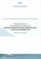 Hochschule Osnabrück Praxisprojekt zum Expertenstandard Dekubitusprophylaxe in der Pflege